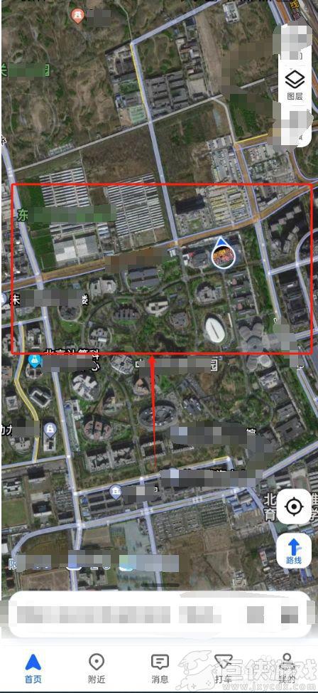 高德地图app怎么看卫星地图