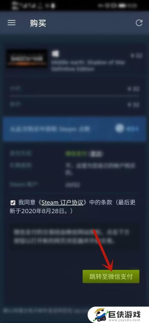 手机steam买游戏用什么支付的