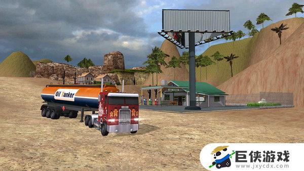 长车和油运油罐车驱动模拟器手机游戏