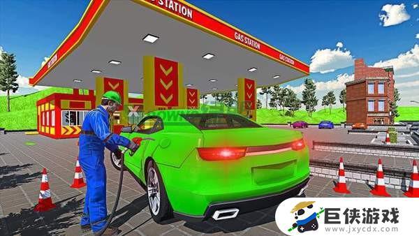 智能洗车服务：加油站停车场3dcarwashgames手游