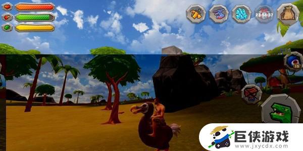 侏羅紀生存島求生3d無限金幣版手機游戲截圖4