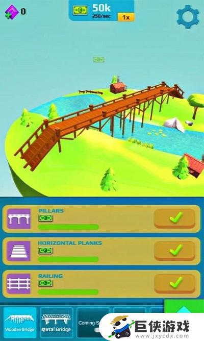 空闲桥设计手机游戏
