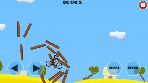 自行车障碍赛手机游戏