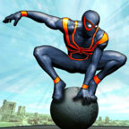 超级蜘蛛英雄黑帮城市手机游戏